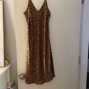 Cheetah slip dress